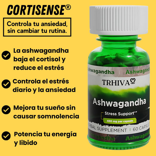 CortiSense® - 60 Capsulas de ASHWAGANDHA